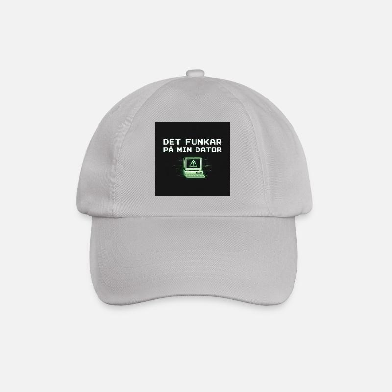 Develops humor – it works on my computer - Baseball Cap - grey