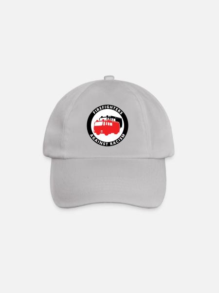 Firefighters Against Racism Symbol - Baseball Cap - grey