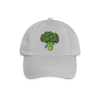 broccoli broccoli veggie gemuese vegetables1 - Baseball Cap - grey - Front