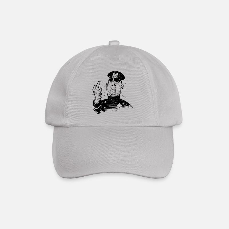Police - Baseballkappe - Grau