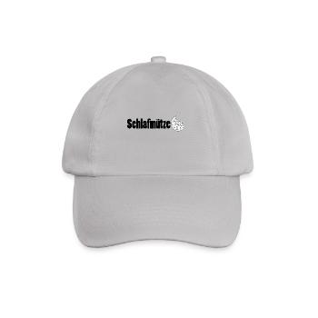 Schlafmuetze - Baseballkappe - Grau - Vorne
