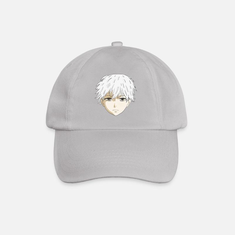 Anime Boy - Baseballkappe - Grau