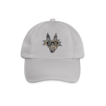 Loup hipster - Casquette classique - bruyère - Devant