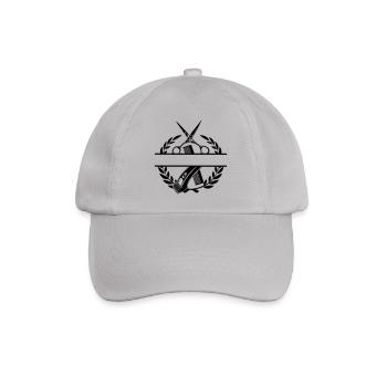 Bannière de nom de barbier couronne de laurier - Casquette classique - bruyère - Devant
