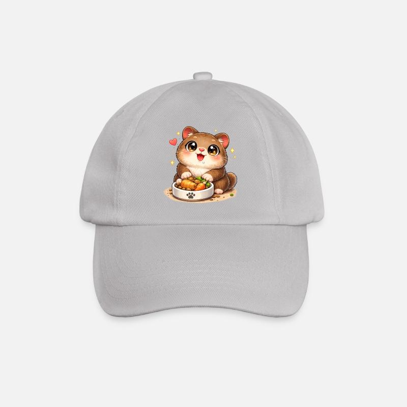 Petit chaton câlin avec gamelle à manger - Casquette classique - bruyère