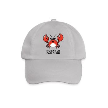 Human AI Fan Club - Baseball Cap - grey - Front