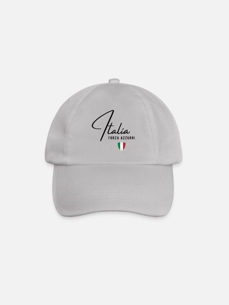 Italian flag, Italian pride - Baseball Cap - grey