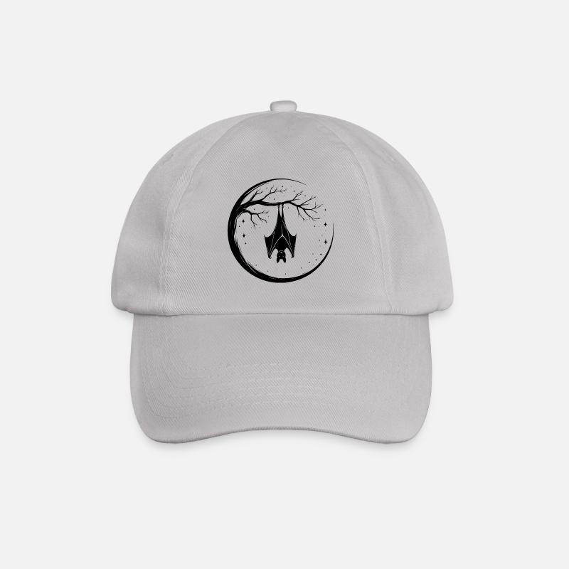 Fledermaus - Baseballkappe - Grau