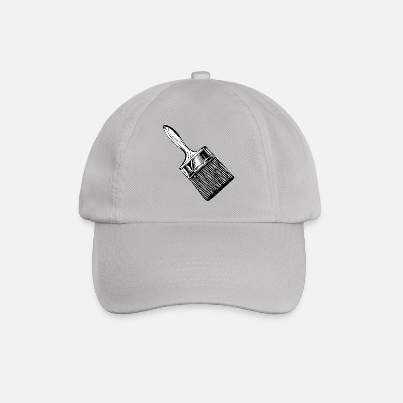 brush - Baseball Cap - grey