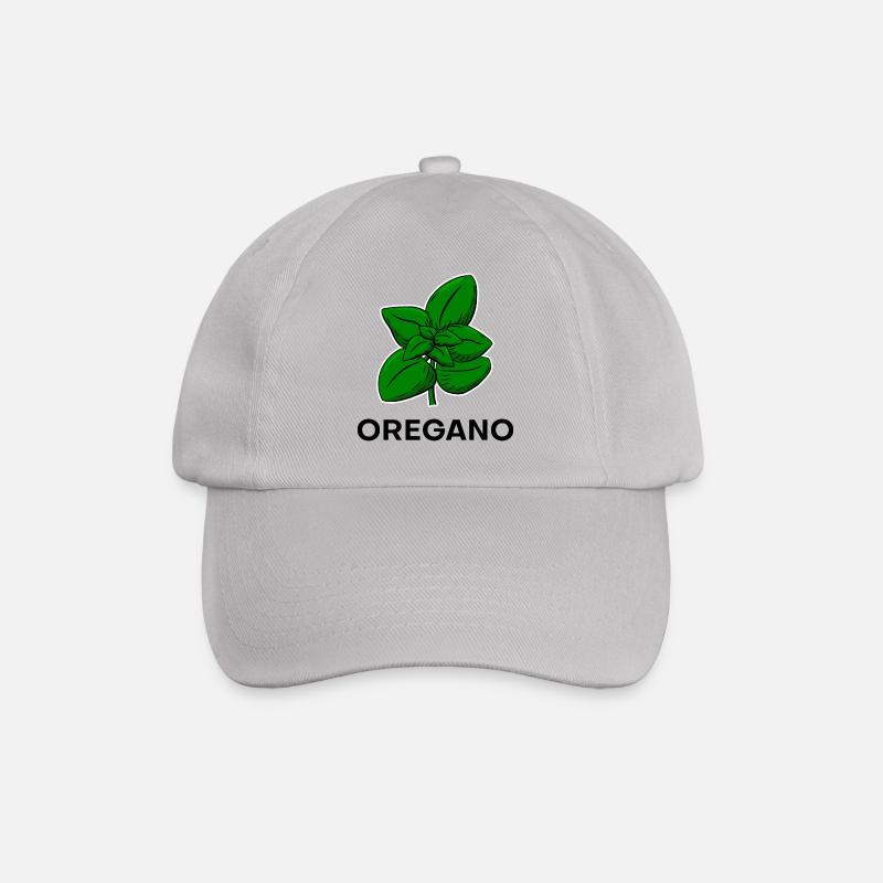 Oregano Kräuter Garten - Baseballkappe - Grau