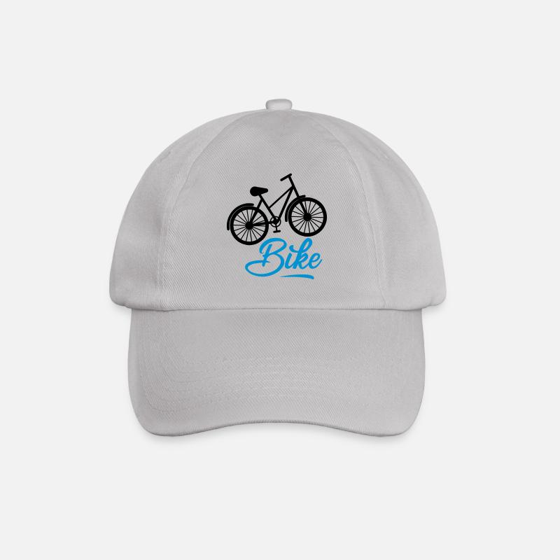 Fahrrad - Baseballkappe - Grau