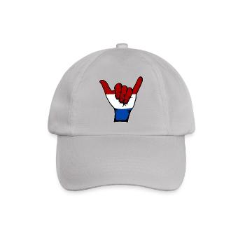 Holland Flag Surfing Symbol - Baseball Cap - grey - Front