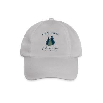Farm Fresh, Christmas Trees - Baseballkappe - Grau - Vorne
