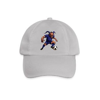 Teufel Fussballer - Baseballkappe - Grau - Vorne