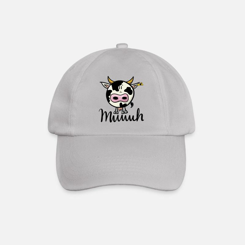Kuh Muh - Baseballkappe - Grau
