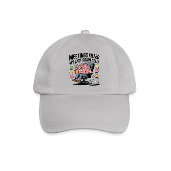 Les réunions ont tué ma dernière cellule cérébrale – Funny Office - Casquette classique - bruyère - Devant
