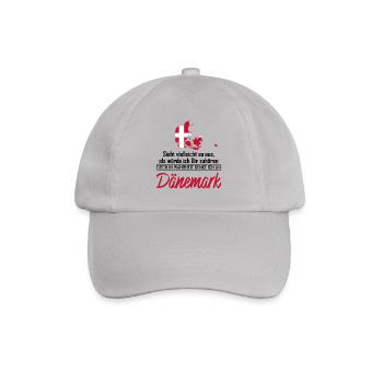 Dänemark Wahrheit - Baseballkappe - Grau - Vorne