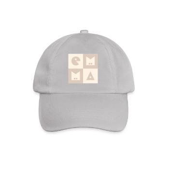Emma Baby girl Name First Name beige - Baseball Cap - grey - Front