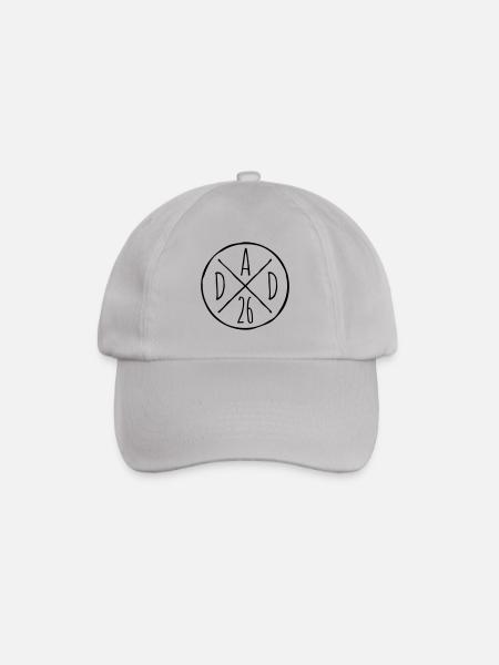 Dad 26 Vater Baby Papa 2026 Vatertagsgeschenk - Baseballkappe - Grau