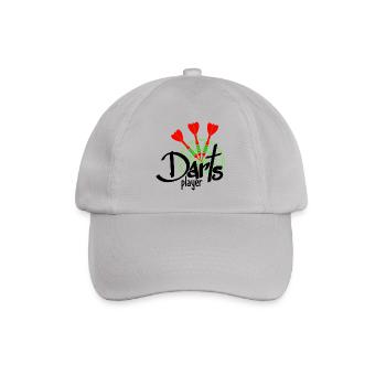 Sports Equipment - 3 Darts - Darts Player 1 - Baseballkappe - Grau - Vorne