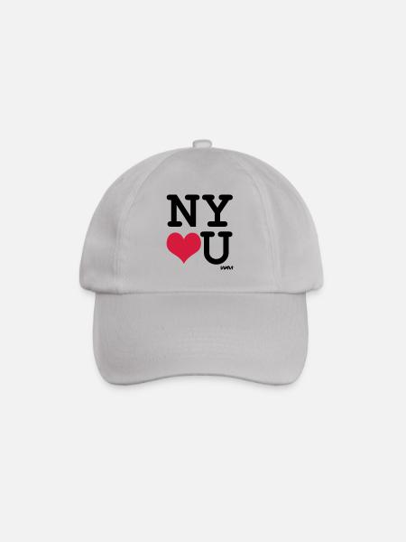 new york loves you by wam - Baseball Cap - grey