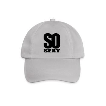 so sexy - Baseballkappe - Grau - Vorne