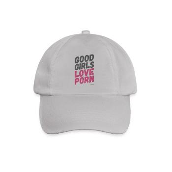 good girls love porn - Baseball Cap - grey - Front