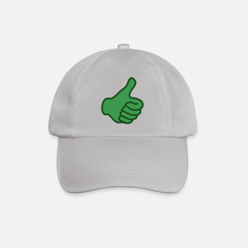 Grüner Daumen - Baseballkappe - Grau