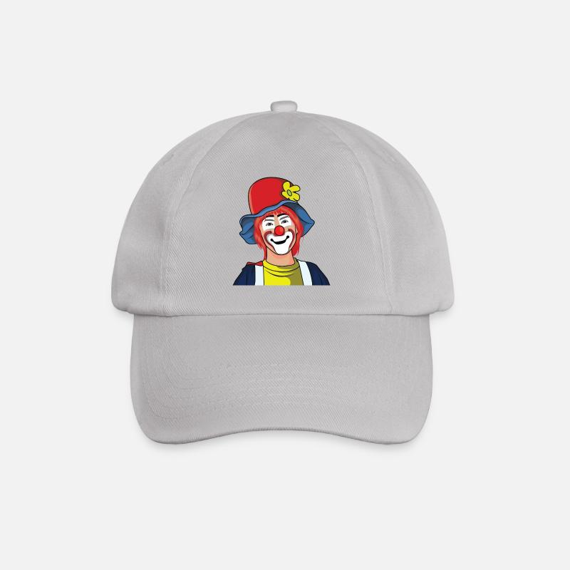 Clown - Baseballkappe - Grau