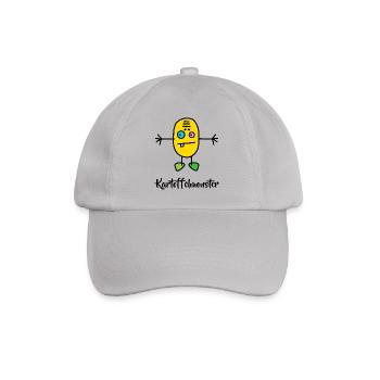 Kartoffel Monster Kartoffelmonster - Baseballkappe - Grau - Vorne