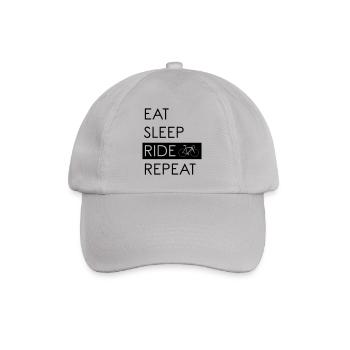 EAT SLEEP RIDE REPEAT - Casquette classique - bruyère - Devant