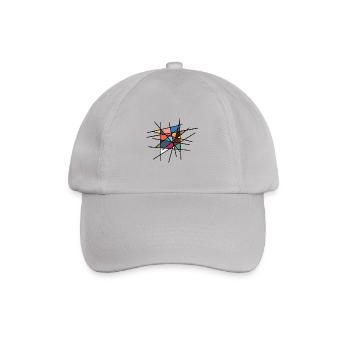 Colorful nest - Baseball Cap - grey - Front