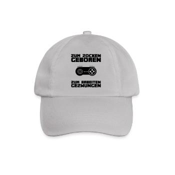 Zum Zocken geboren ... - Casquette classique - bruyère - Devant