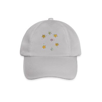 Stars - Baseball Cap - grey - Front