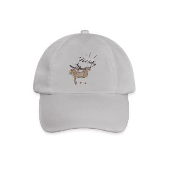 not today Sloth - Baseball Cap - grey - Front