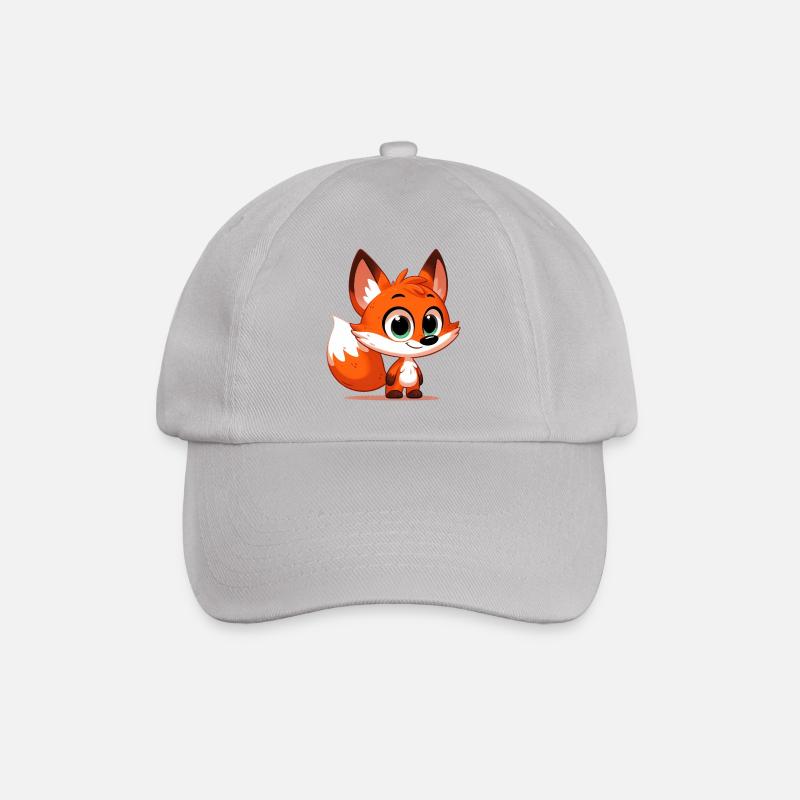 Fuchs - Baseballkappe - Grau
