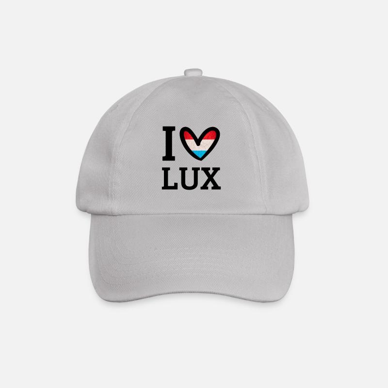 Ich liebe Lux - Baseballkappe - Grau