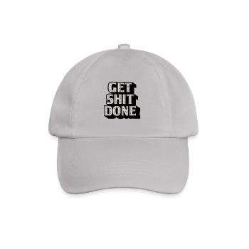 GET SHIT DONE - Baseball Cap - grey - Front