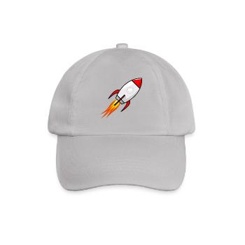 Rocket - Baseball Cap - grey - Front