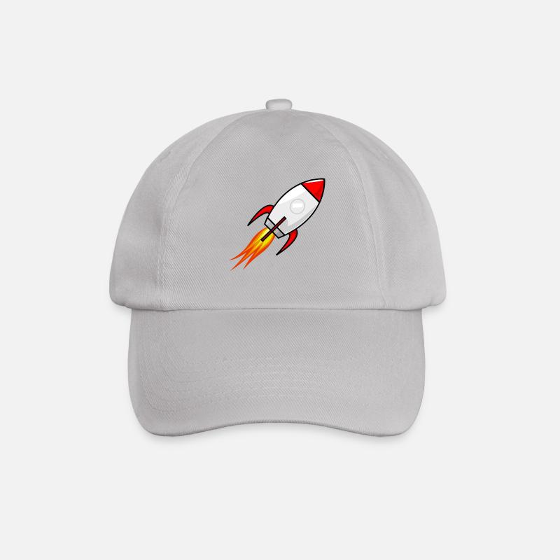Rocket - Baseball Cap - grey