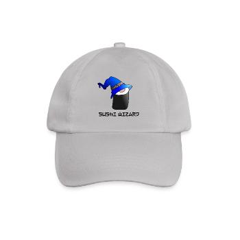 Sushi Wizard - Baseball Cap - grey - Front