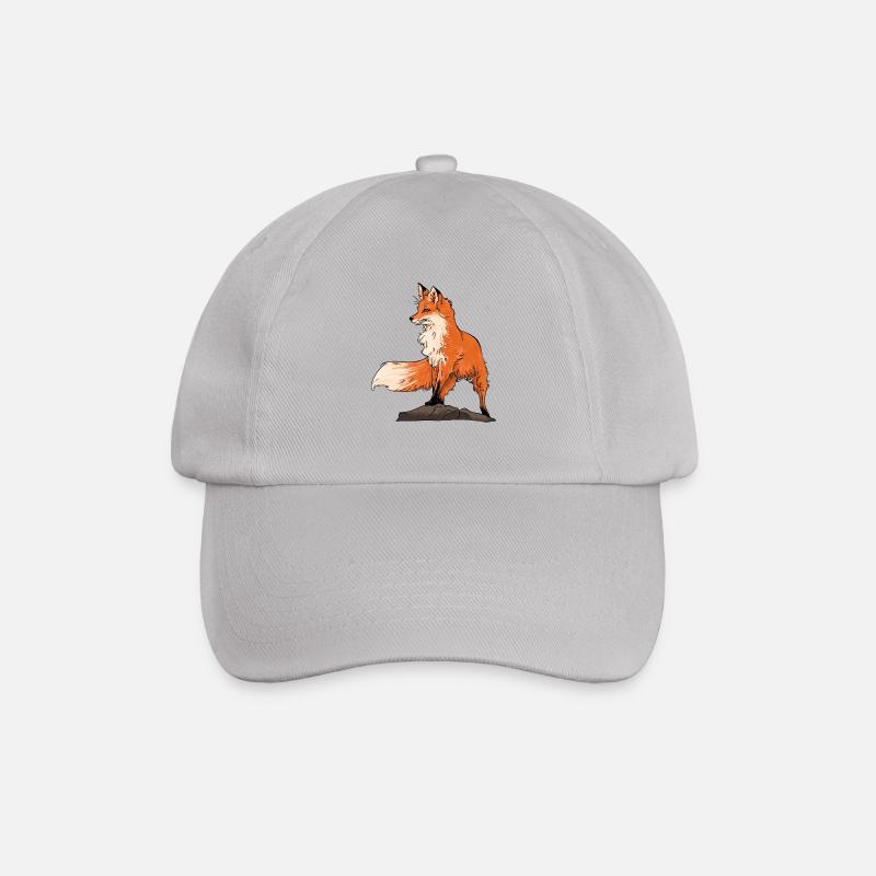 Schöner Fuchs - Baseballkappe - Grau