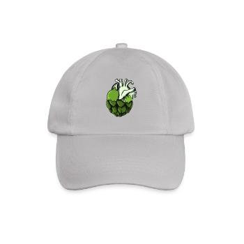 Artischockenherz - Baseballkappe - Grau - Vorne