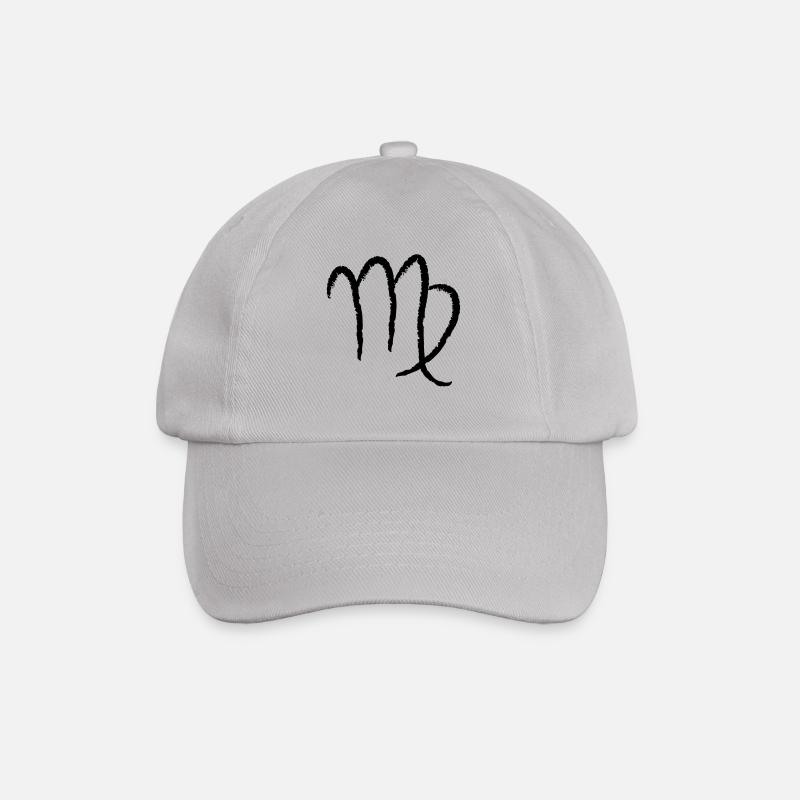 Sternzeichen Jungfrau - Virgo - Baseballkappe - Grau