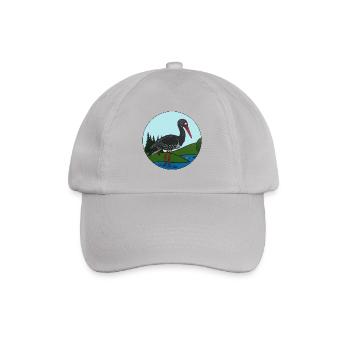 Cigogne noire en cercle - Casquette classique - bruyère - Devant