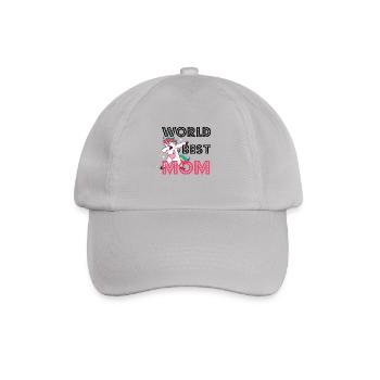 Le plus grand cadeau de maman de mondes Mère licorne tamponnant - Casquette classique - bruyère - Devant