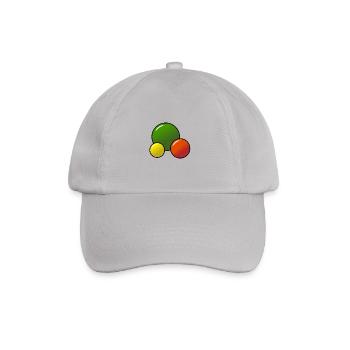 Bunte Kugeln - Baseballkappe - Grau - Vorne