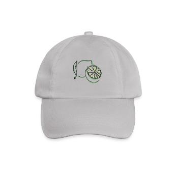 Limette - Baseballkappe - Grau - Vorne