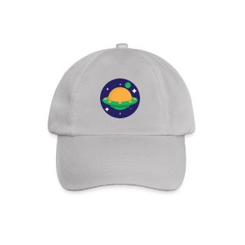 Planet - Baseballkappe - Grau - Vorne