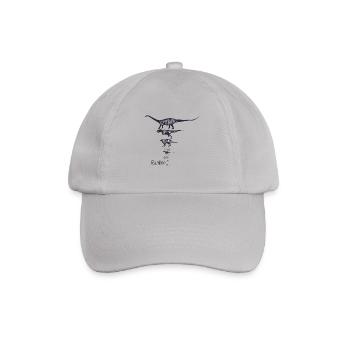 dinosaur - Baseball Cap - grey - Front